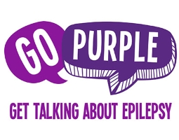 Go purple - Get talking about epilapsy sign